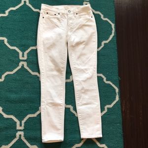 J. Crew size 24 white jeans